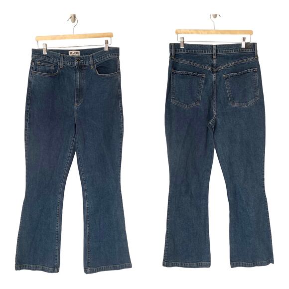 Le Jean Remy Flare Jeans in Indigo Dancer Blue Size 31 - Picture 2 of 11